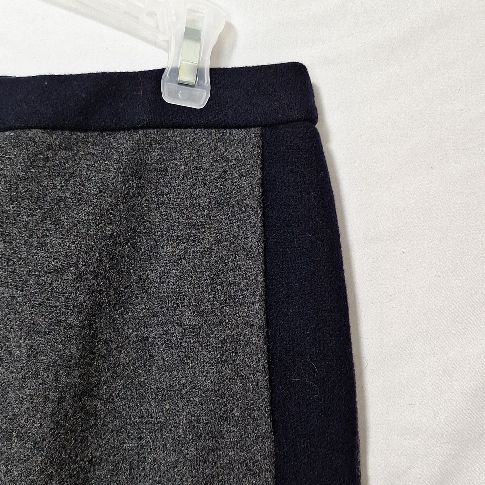 J. CREW Wool Blend  Pencil Skirt Gray - Picture 3 of 8